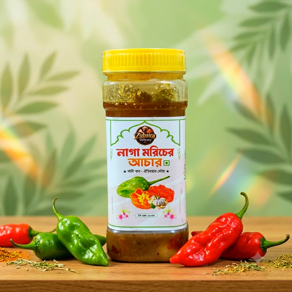 নাগা মরিচের আচার ২৫০ গ্রাম