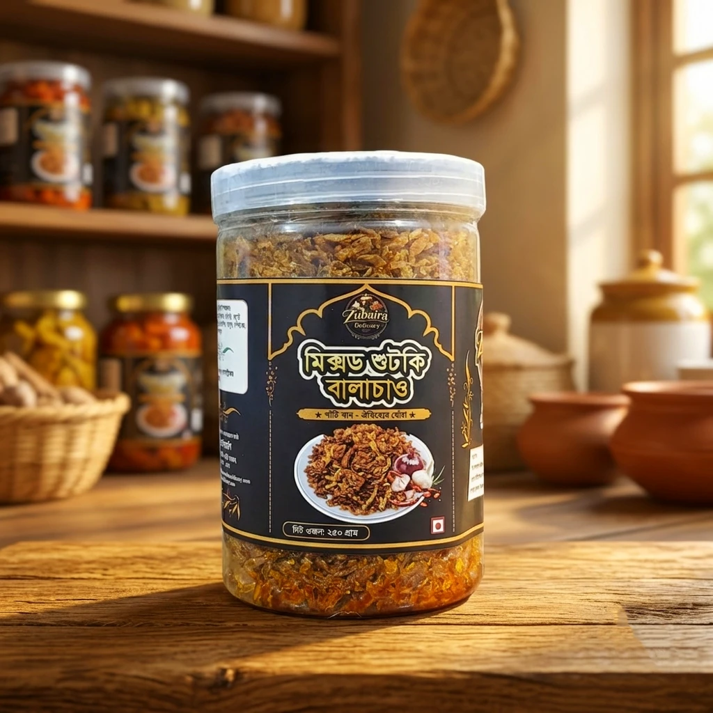মিক্সড শুটকি বালাচাও ২৫০ গ্রাম